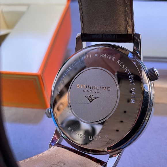 Stuhrling Original Symphony Polaris Swiss Quartz Dual Time Zone - Picture 6 of 6